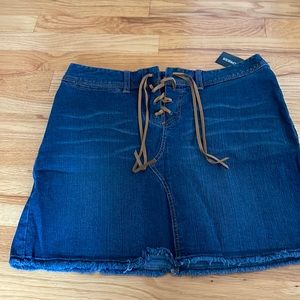 NWT Express Jean Skirt